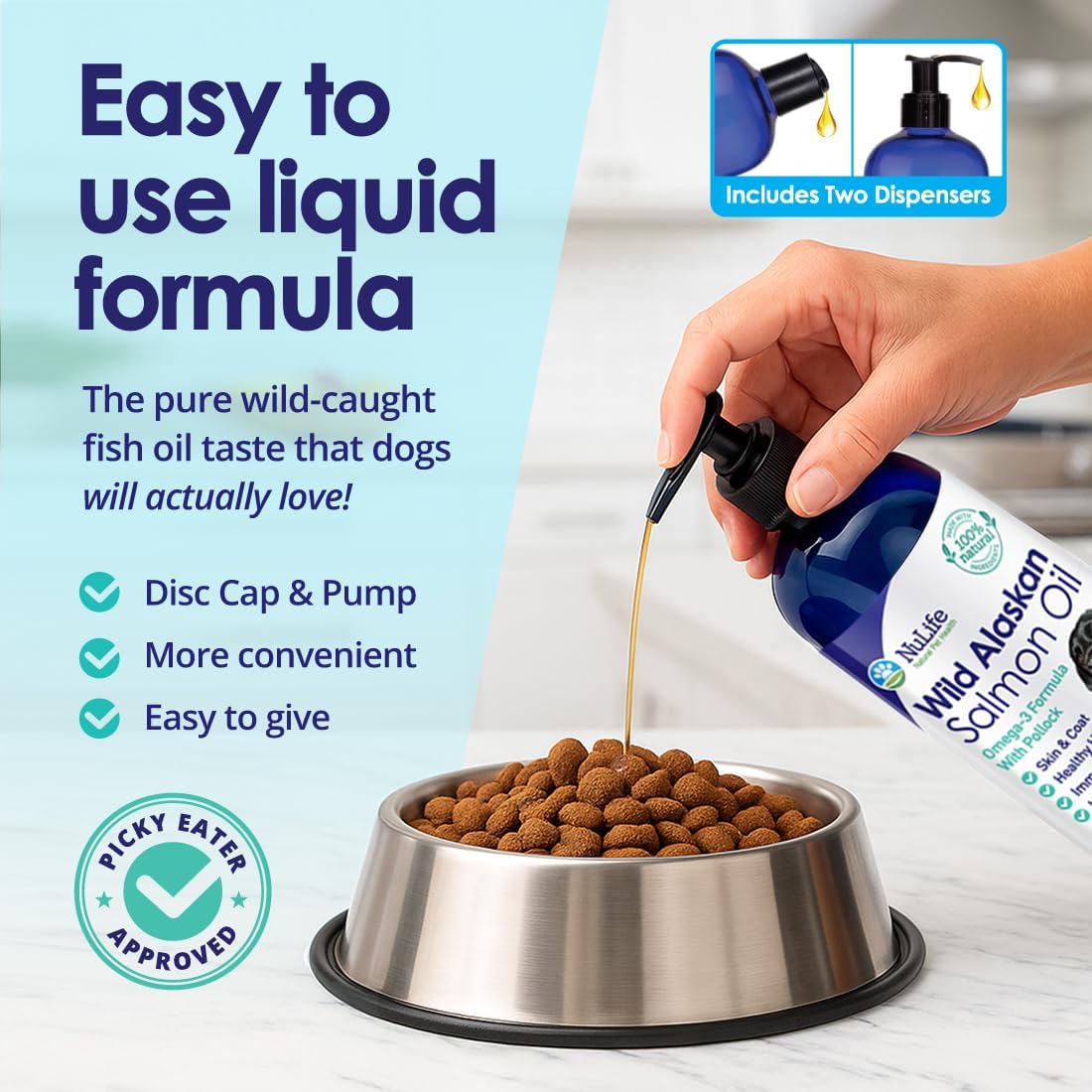 Wild Alaskan fish oil for dogs natural omega 3 supplement