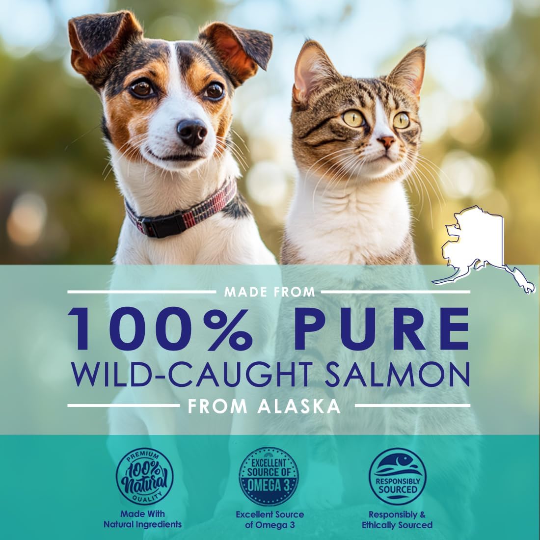 Omega 3 Fish Oil For Dogs & Cats - Omega 3 Pills For Dogs - 120 Caps (500mg) - NuLife Natural Pet Health
