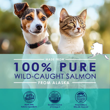 Omega 3 Fish Oil For Dogs & Cats - Omega 3 Pills For Dogs - 120 Caps (500mg) - NuLife Natural Pet Health