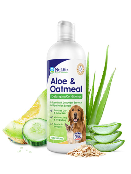 Aloe & Oatmeal Dog Conditioner For Matted Hair 16oz