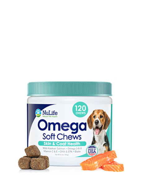 Salmon Oil Omega 3 Soft Chews, 60 cnt