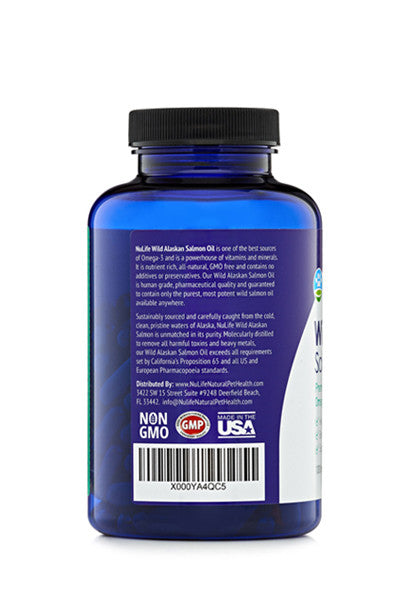 Salmon Oil Pills For Dogs 120 Capsules